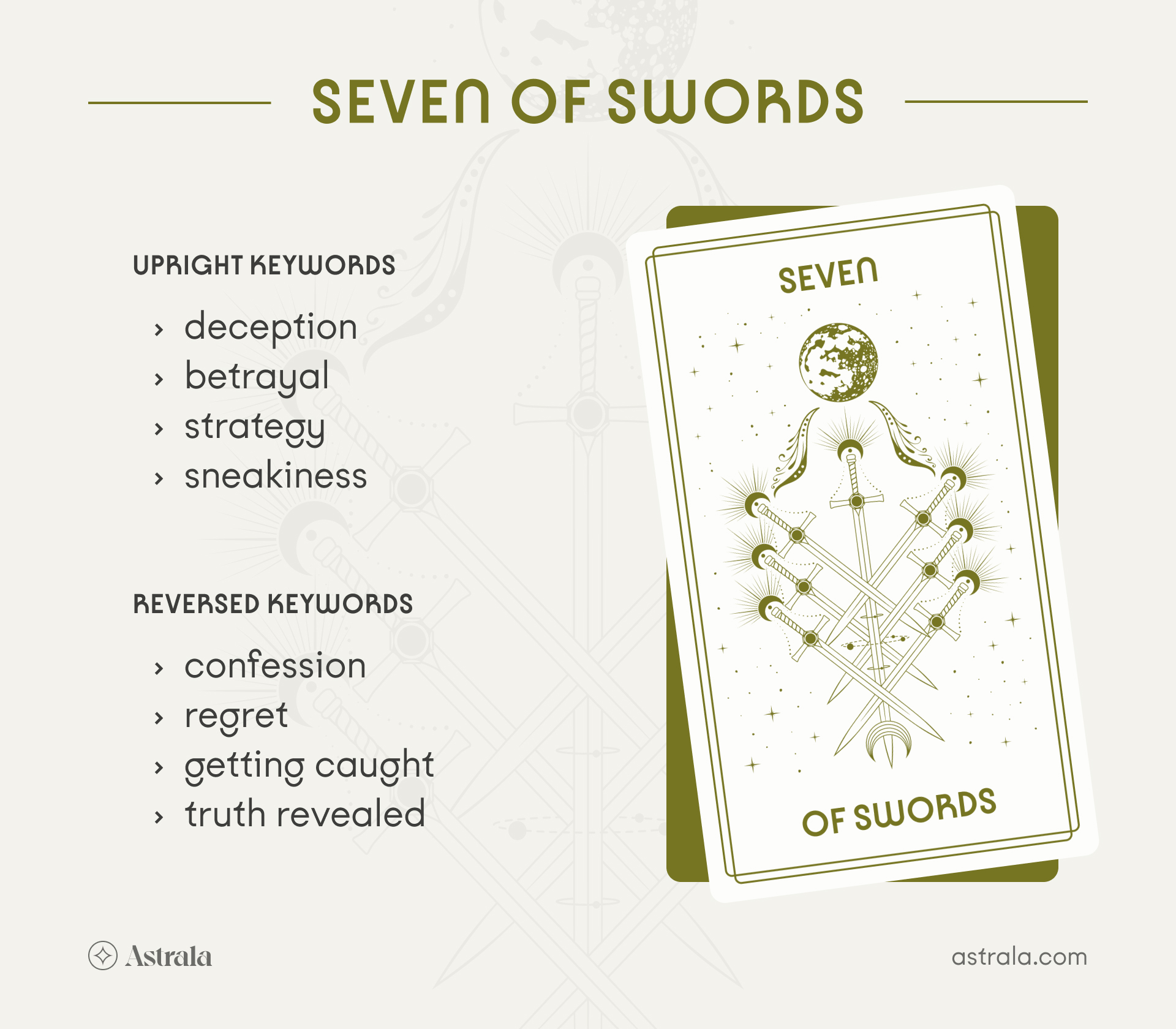 How to read 7 of swords reversed? 3 key messages this card reveals.