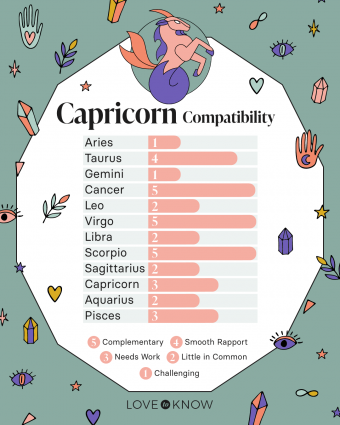 Which zodiac signs are the best for a Capricorn man to spend time with?