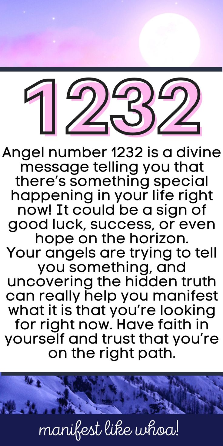 What Does 1232 Angel Number Mean in Your Daily Life